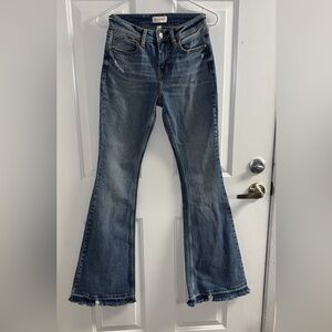 Shyanne Medium Blue Wide Leg Jeans